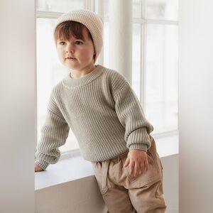Jamie Kay Gender Neutral Leon Knit Jumper Willow 4y